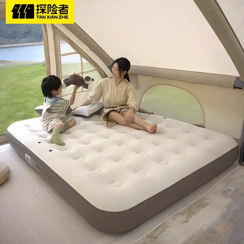 Explorer Inflatable Mattress for Floor Sleeping, Automatic New Model Tent, Outdoor Camping Sleeping Pad, Foldable Home Air Mattress Explorer Inflatable Mattress for Floor Sleeping, Automatic New Model Tent, Outdoor Camping Sleeping Pad, Foldable Home Air Mattress