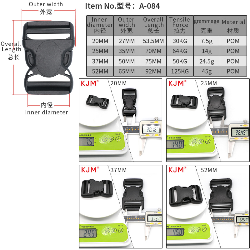 Hebilla para mochila de senderismo táctica, hebilla de seguridad para chaleco, hebilla doble para bolsas de plástico