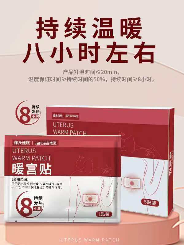 Hainuo 따뜻한 궁전 스티커 96mm*13mm (5 스티커)--1 상자