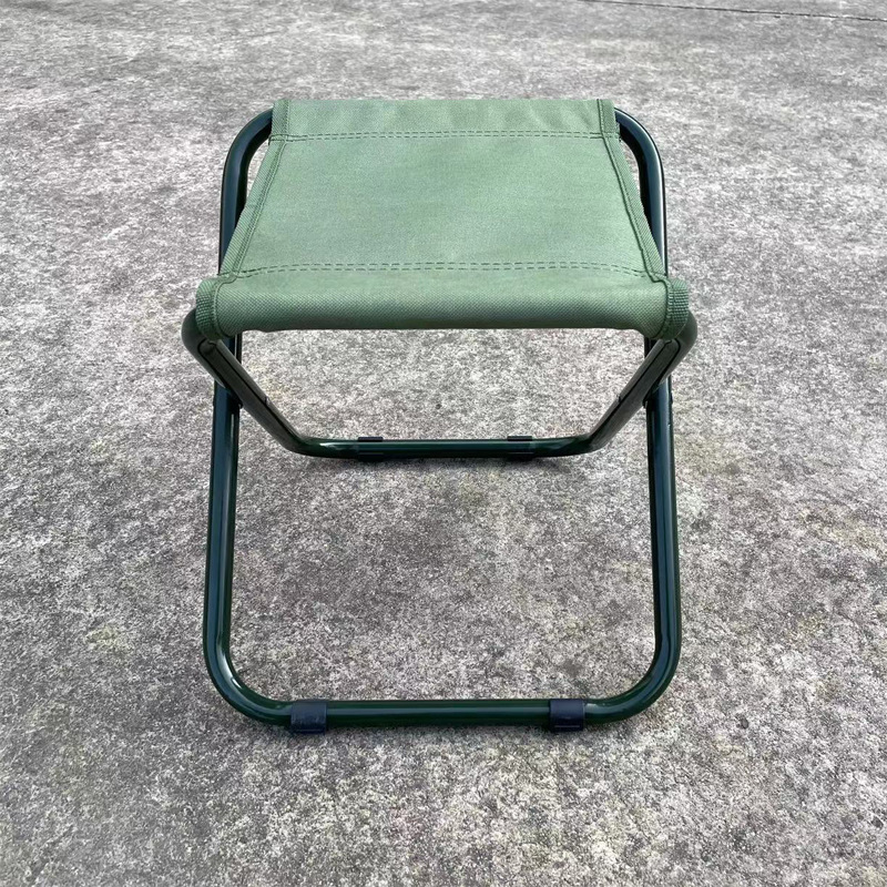 Source Manufacturer Outdoor Camping Stall Folding Stool Portable Barbecue Fishing Mazar Train Stool Camping Folding Chair