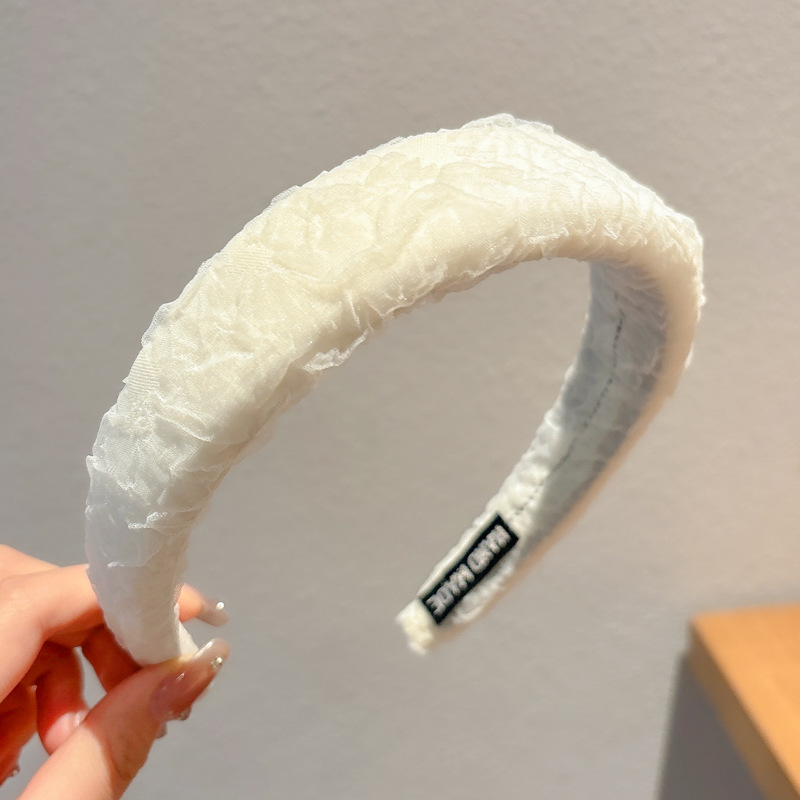 Hermosa y dulce banda de cabello rosa para mujeres, banda de cabello de alta presión craneal, banda de cabello diaria, banda de cabello de niña, tocado de tarjeta de cabello de corazón