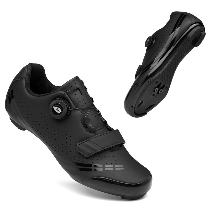 2022 New Cross-border Road Bike Outdoor Cycling Shoes Men and Women New Breathable Bicycle Shoes Hard Sole Lock Shoes