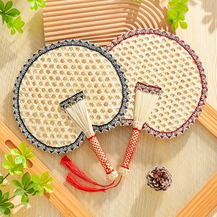 Fan, Cattail Fan, Old-Fashioned Large Banana Fan, Summer Household Hand-Woven Antique Durable Kidsren's Baby Baby Sunflower Fan