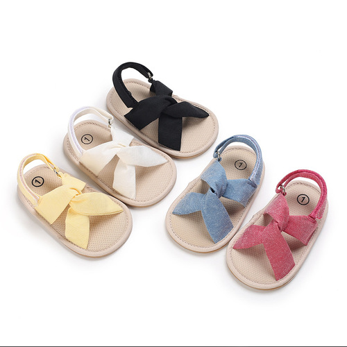 Toddler shoes 0-1 year old girl summer sandals soft sole breathable baby shoes 