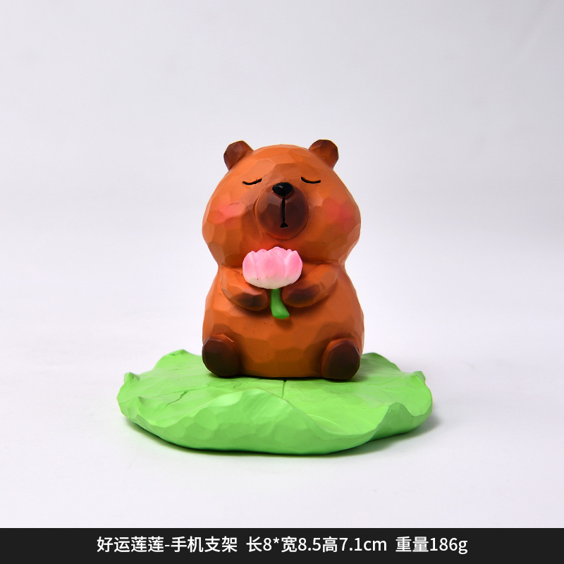 행운을 빌어요 연꽃-휴대폰 홀더 2272-1A