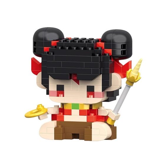 Net Red Cartoon Doll Building Blocks Toys Compatible with Lego Granules Children's Assembled Gift Ornaments Wholesale