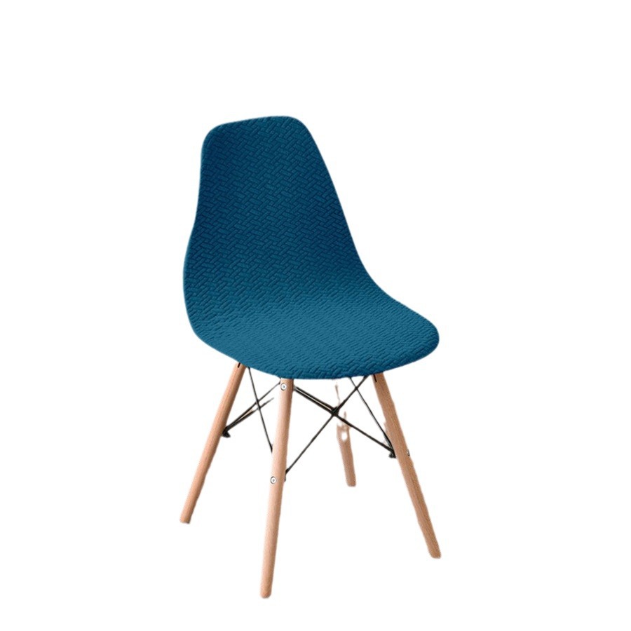 Oficina simple hogar vello de maíz twill resistente a la suciedad polvo cubierta de silla cubierta de silla de concha casera cubierta de silla de hotel