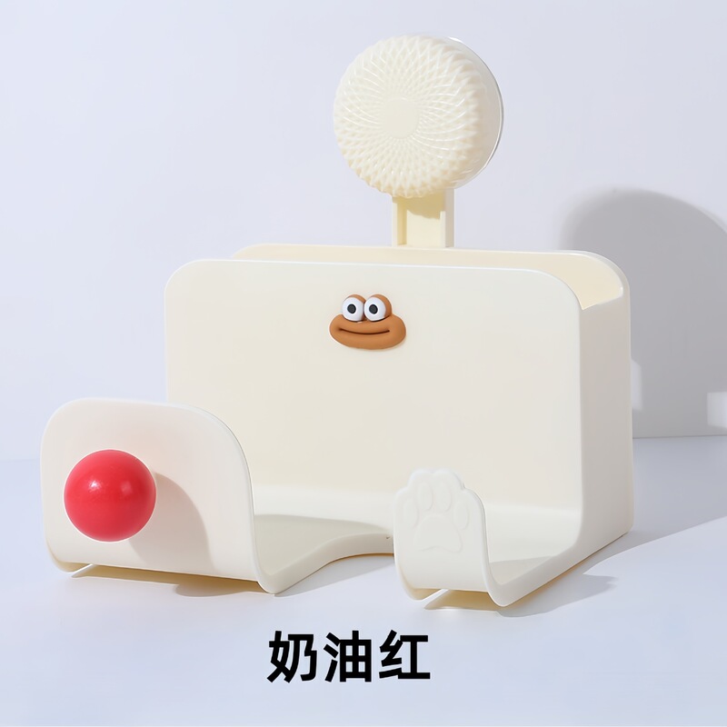 送料無料、パンチングなし、ドーパミンヘアドライヤー収納ラック、ヘアドライヤーホルダー、バスルーム壁掛け収納ヘアドライヤーラック|undefined