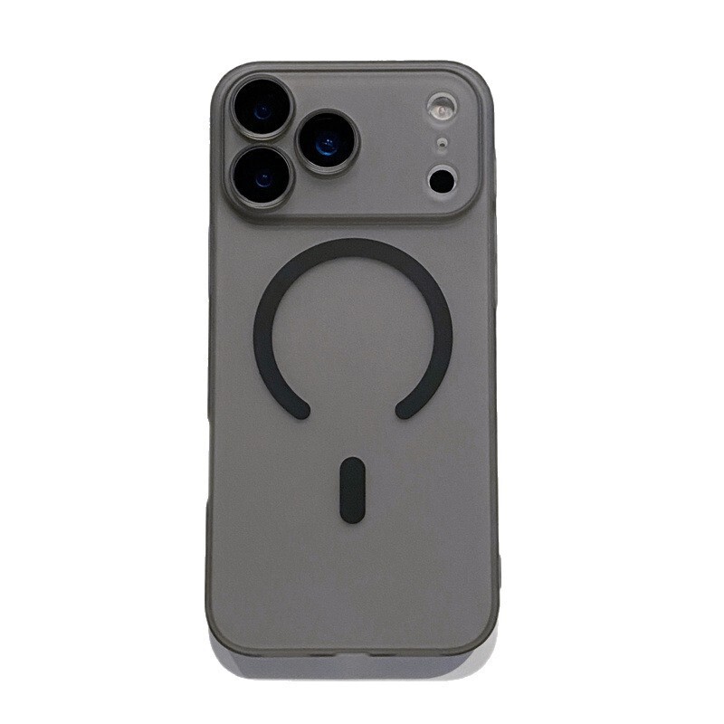 适用iPhone17PROMAX手机壳冰雾超薄磨砂磁吸苹果16带镜头膜15硬壳|undefined