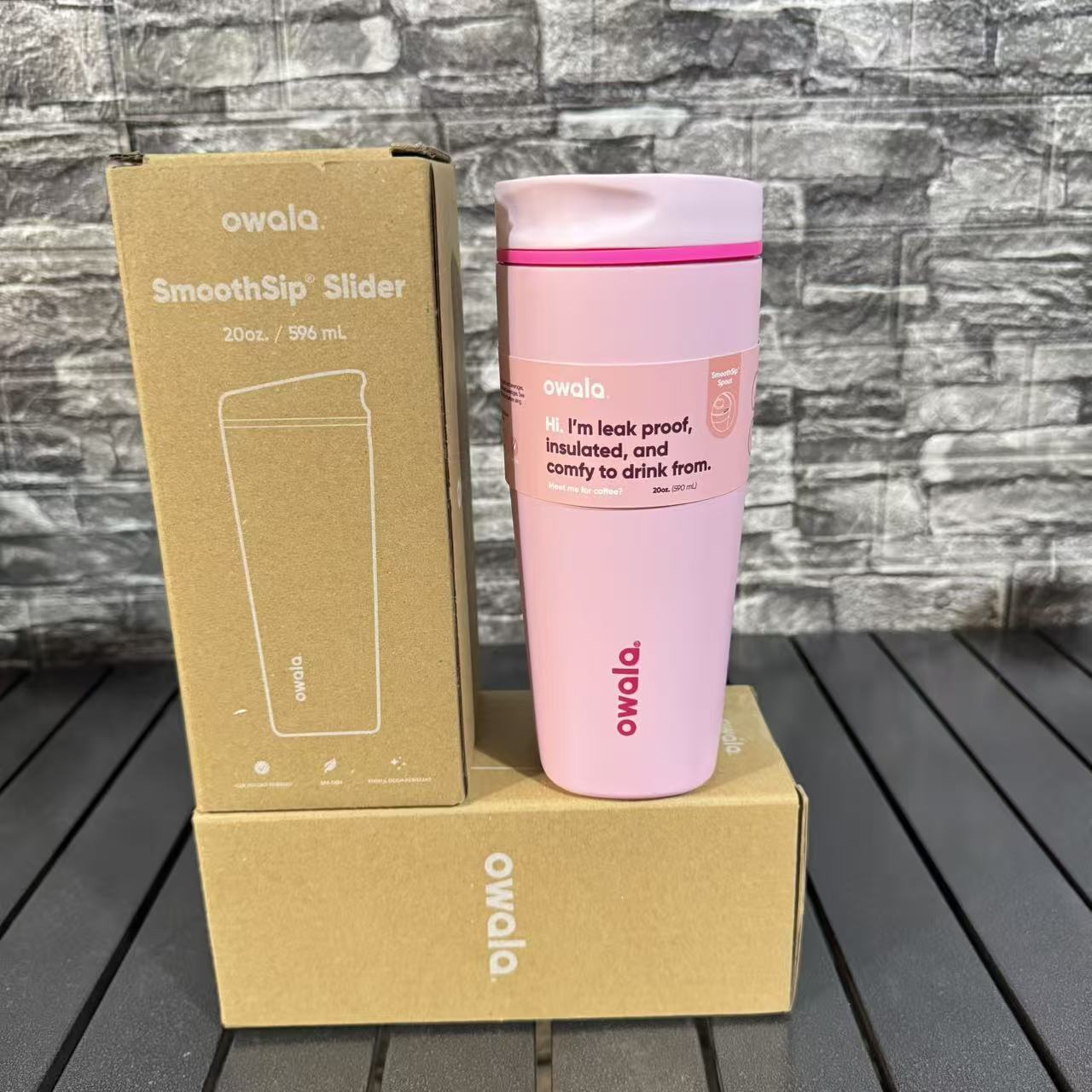 커피컵-핑크-20oz