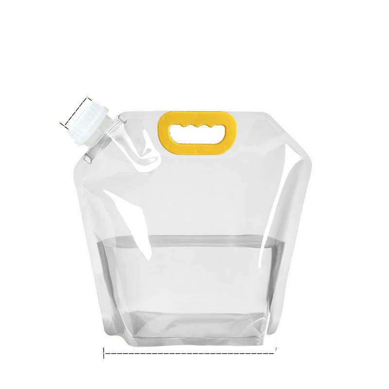 Bolsa de agua para exteriores Bolsa de almacenamiento de agua plegable portátil de gran capacidad para acampar, picnic, viaje, bolsa de agua de plástico gruesa, bolsa de agua para coche