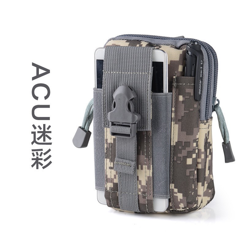 Riñonera Táctica Multifuncional Molle de Tela Oxford, Impermeable, para Deportes al Aire Libre image 9