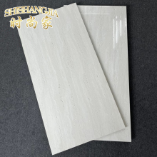 ⊗黄白色真洞洞石瓷砖750x1500客厅地砖玻化砖地板砖600x1200背景