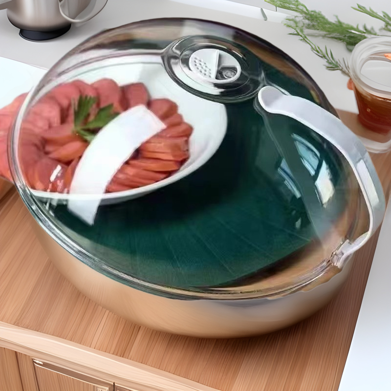 Microwave Oven Cover Splash-Proof Cover High Temperature Resistant Oil-Proof Cover Hot Dish Cover Artifact Cover Microwave Oven Cover Heating Cover Special