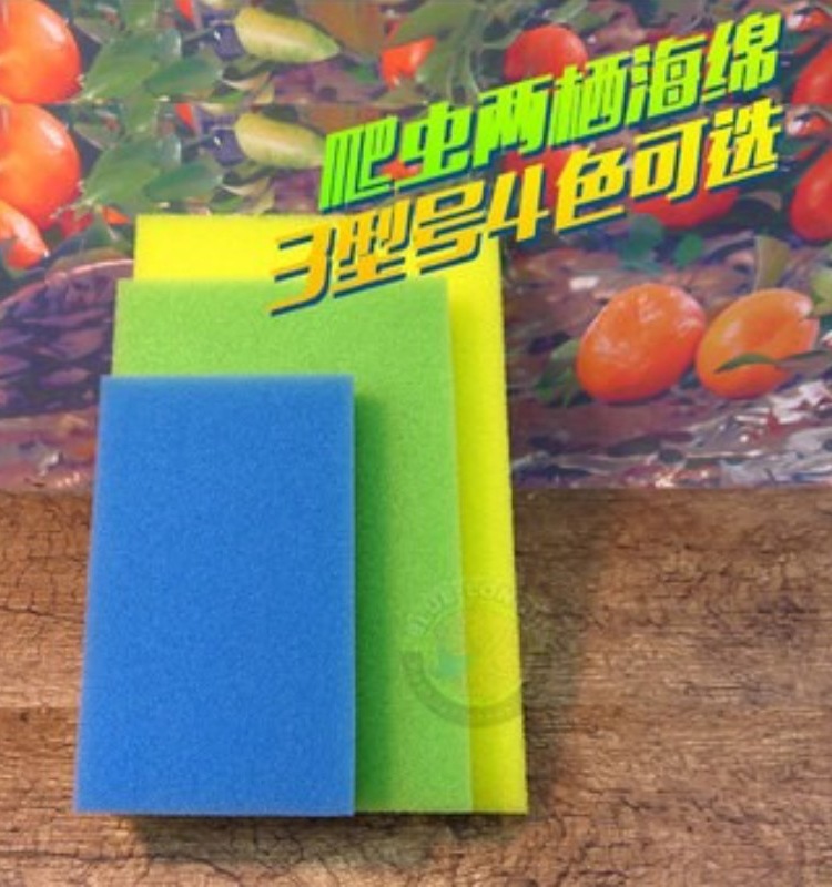 爬虫角蛙垫材蝾螈海绵生化棉树蛙钟角水龟过滤棉吸水海绵细孔海绵