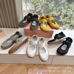 MIIUマジック貼り徳訓メアリー珍単靴2025新型丸首疲れない足の柔らかい底の女性靴