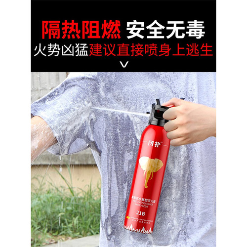 Vehicle fire extinguisher for private cars 21B water-based type car-mounted small car household convenient indoor fire fighting equipment