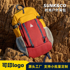 新型ファッションアウトドアリュックサック大容量軽便登山バッグ耐磨耗旅行バッグ