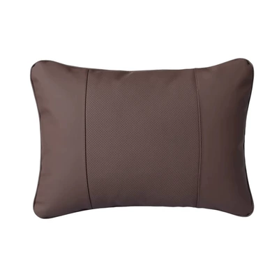 Headrest: Support Nappa Leather Waist Protector - nappa-leather-coffee-waistrest