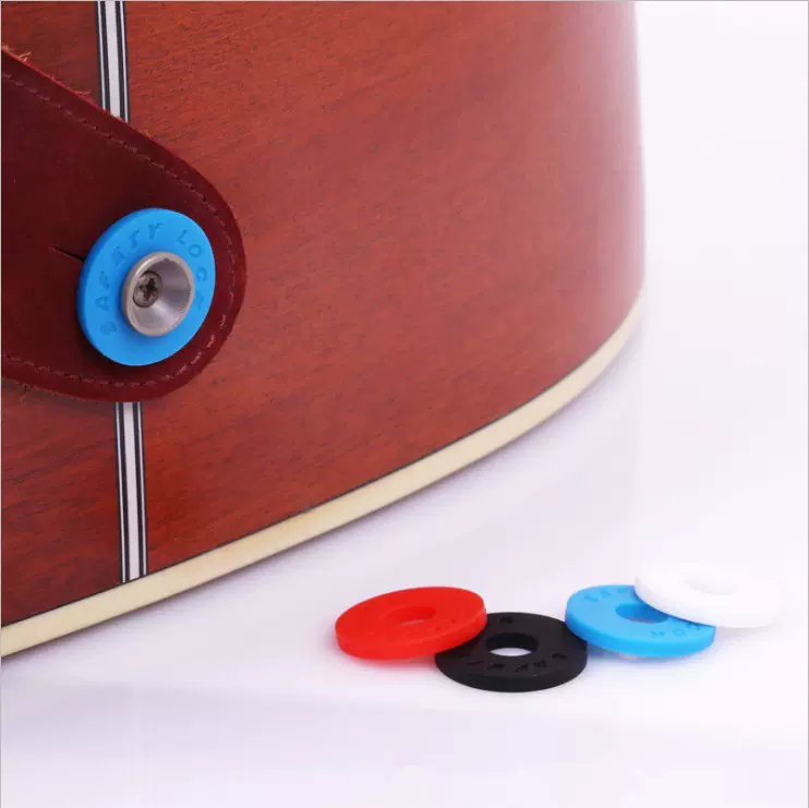 吉他防脱扣背带防滑垫片背带钉防脱落锁扣背带硅胶防脱垫子配件