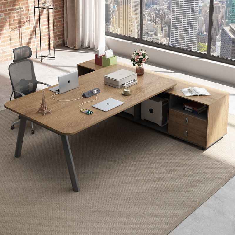 Double desk, employee desk, two-person desk, financial desk, manager's desk, staff desk and chair set, computer desk