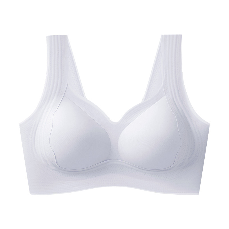 Ropa interior gran pecho cerrado soporte superior para evitar caída de pecho colateral tipo de bra fijo de copa completa sin rastros sujetador de elevación