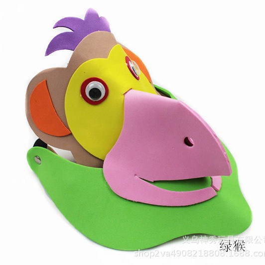 Día del niño Eva sombrero para el sol actividades entre padres e hijos dibujos animados animal tocado doce tocado del zodiaco