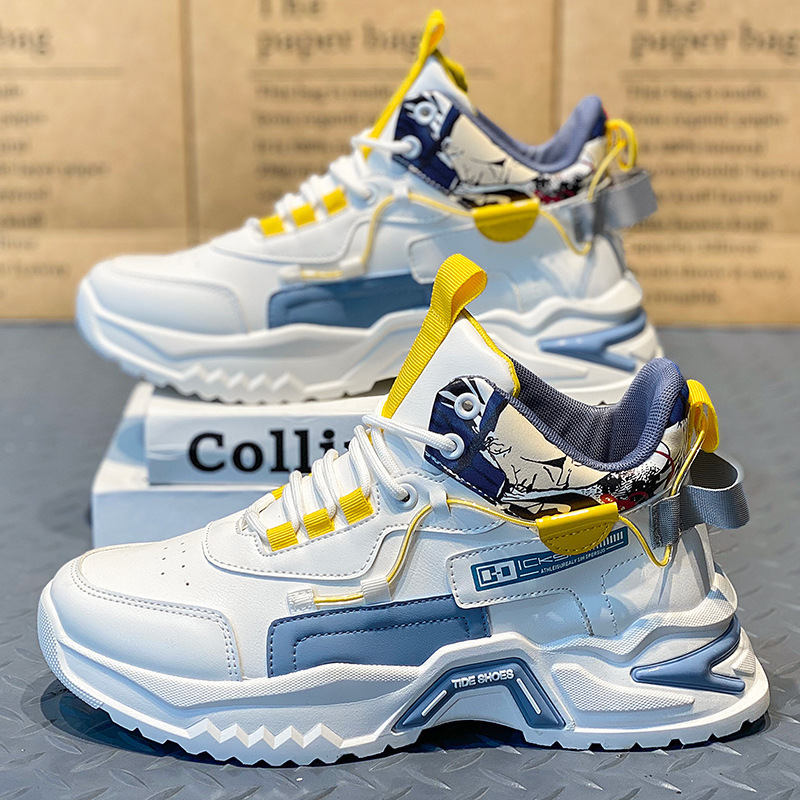 Men's New Sports Shoes Versatile Casual Running Dad Shoes with Hidden Height Increase, Trendy Spring and Autumn Models 2026 Thick-Soled Men's New Sports Shoes Versatile Casual Running Dad Shoes with Hidden Height Increase, Trendy Spring and Autumn Models 2026 Thick-Soled