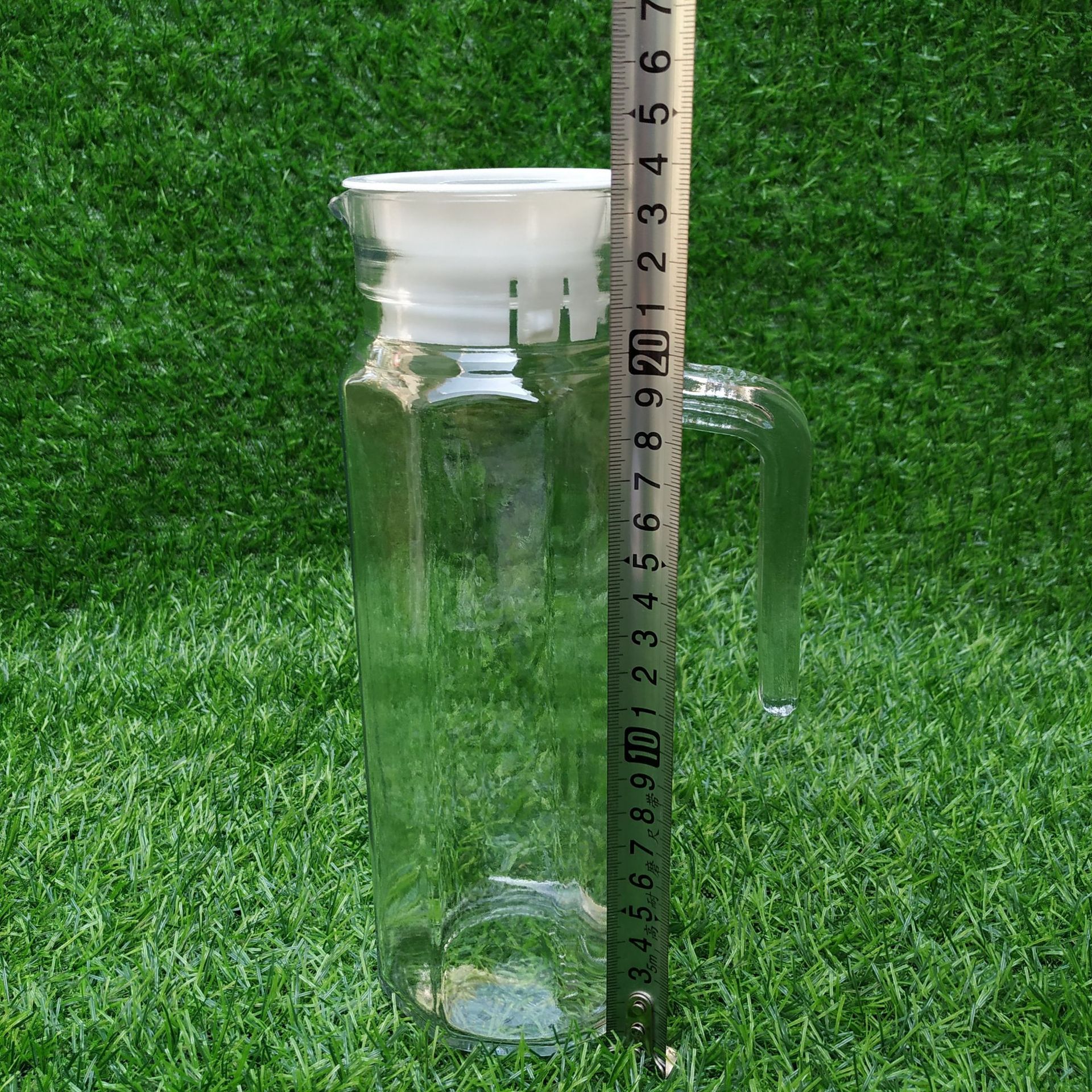 Jarra de agua fría de 1.1L, jarra de agua de verano al por mayor de Linyi, vasos de vidrio de tienda de cinco yuanes, tazas de té, tazas.