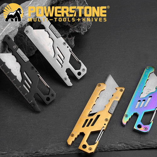 Multifunctional utility knife EDC tool stainless steel DIY paper planting knife creative multifunctional box opener box opener wholesale