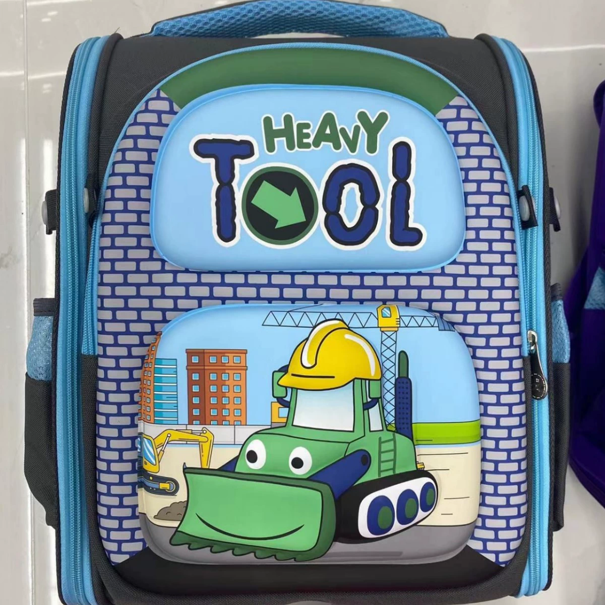 Capacious school bag, backpack, cartoon children's bag, 4 years
