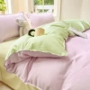 Milk pink bubble green