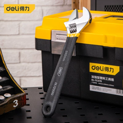 Mühərrik tənzimləmə alətləri wrench with plastic household - dl120010-10inch-maximum-opening-30mm
