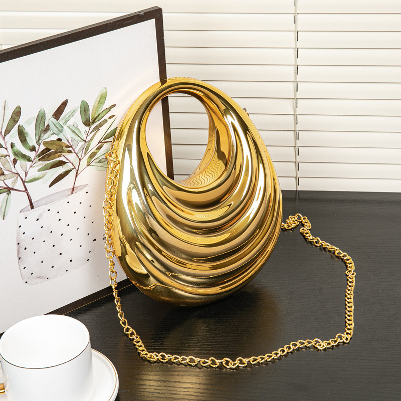 New cross-border acrylic buckle spring and summer European and American women's bag shoulder slung handbag dinner bag wholesale bag