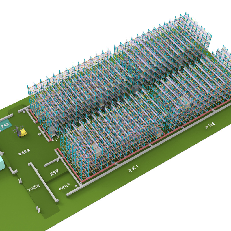 Cold storage intelligent shuttle shelves Cold chain logistics…
