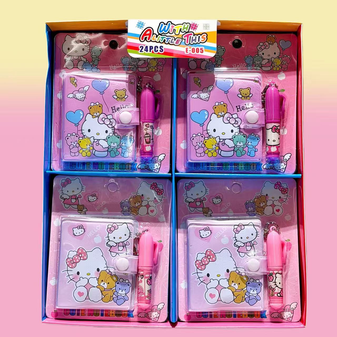 Dinosaurios de dibujos animados Gato cuaderno Capibara libro de guapo de agua bolígrafo conjunto de papelería regalo para estudiantes de primaria