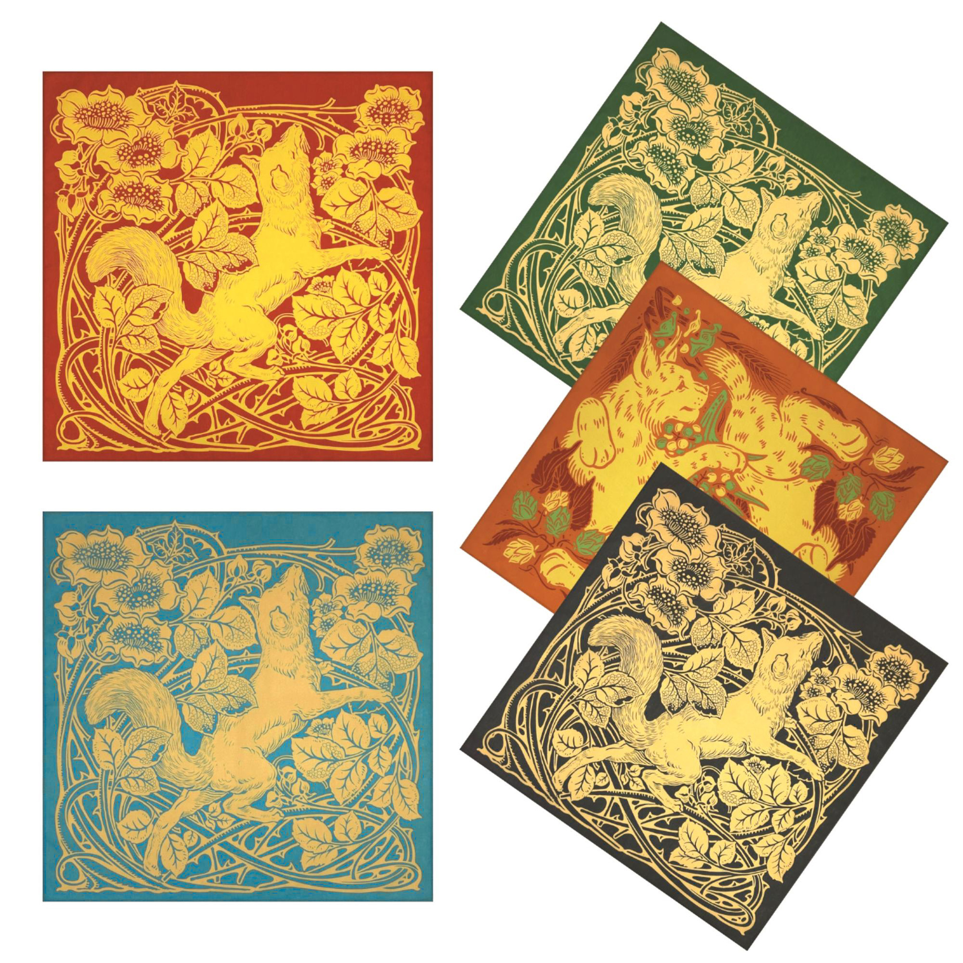 Pure Cotton 2025 New Bandana Digital Printed Square Scarf American Hip-Hop Street Dance Outdoor Cycling Headscarf Face Towel