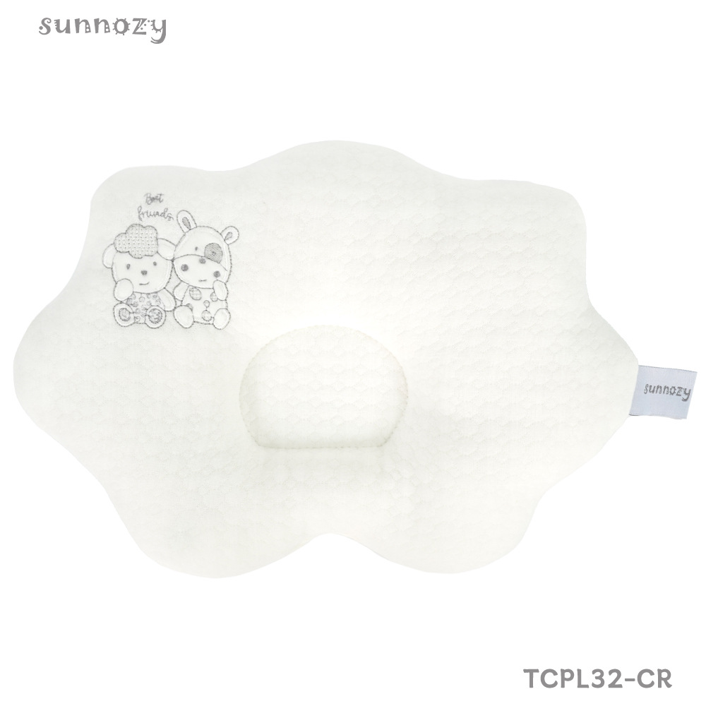 Corrección infantil anti-migraña almohada de forma, bebé calmar animales bordados almohada de lactancia, almohada recién nacida transfronteriza