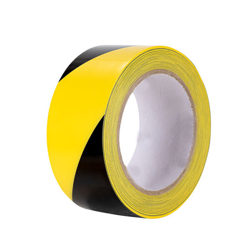 Warning tape black and yellow zebra crossing warning landmark stickers floor floor stickers color line marking PVC tape