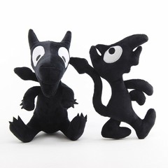 恶魔卢奇Luci 毛绒公仔玩具 黑色小狗 可爱卡通娃娃玩偶礼品 批发