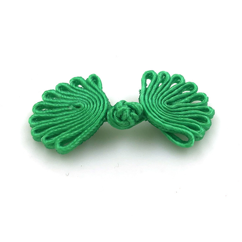 Hecho a mano de nueve cuentas hebilla de la placa de nueve cuentas sin cuentas cheongsam hebilla superior hecha a mano estilo étnico pegatinas de boda Tang traje botones decorativos