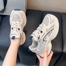 出口意大利原单撤柜老爹鞋夏季新款女跑步休闲运动鞋厚底