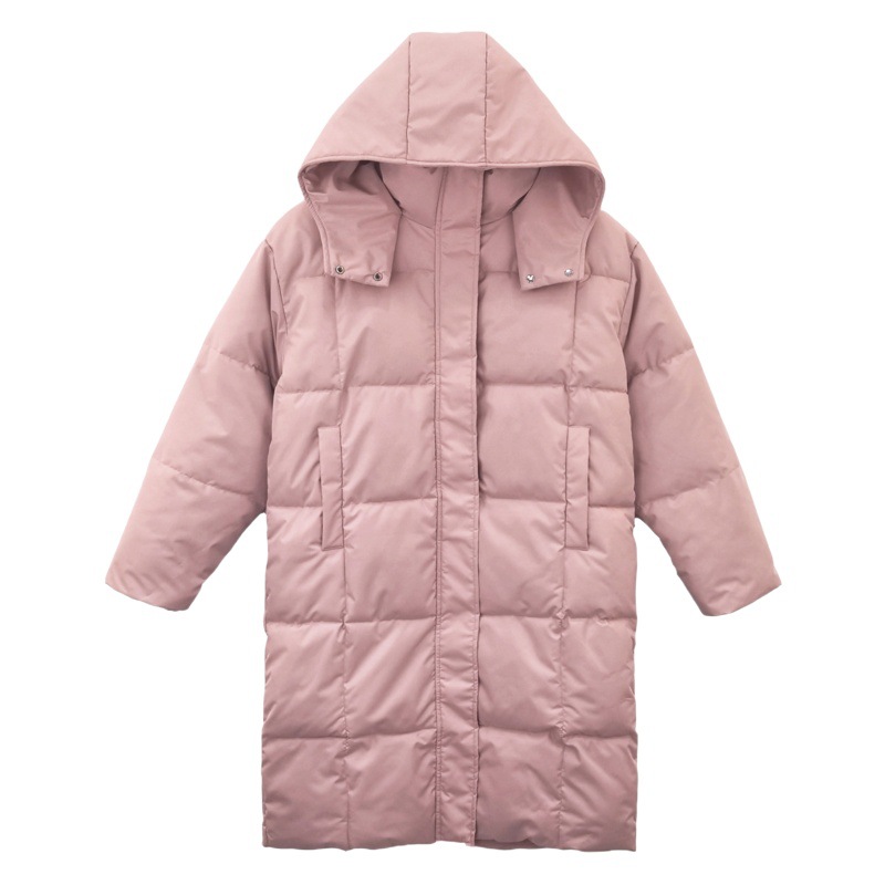 2023 invierno nuevo abrigo de algodón plumón de mujer largo y grueso sobre la rodilla chaqueta de algodón coreana explosión de la chaqueta de algodón de los estudiantes