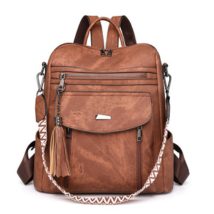 2025 Spring Cross-border Fashion PU Women Bag Women Backpack Casual Multi-functional Wholesale