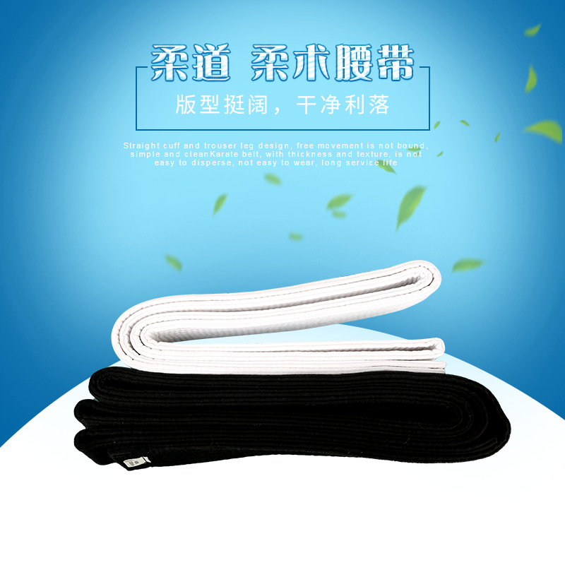 Manufacturer's Supply of Taekwondo, Judo, Karate and Jujitsu Belts, Various Styles, Complete Sizes, Processing and Customization