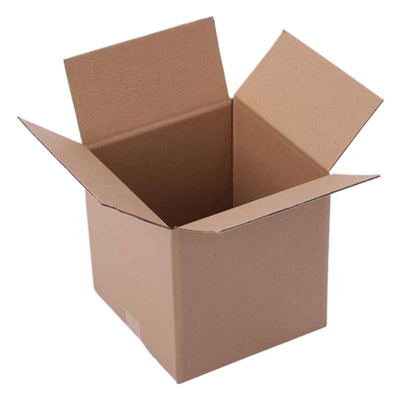 En stock caja de embalaje expreso cuadrado almacenamiento logística embalaje cartón extra duro corrugado gran movimiento de cartón
