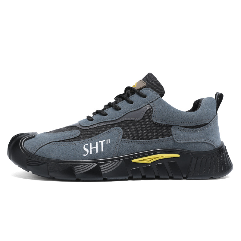 Nuevos zapatos de seguro laboral en verano 2025 los hombres usan zapatos de trabajo resistentes al desgaste, ligeros y resistentes al desgaste, zapatos casuales al aire libre image 6