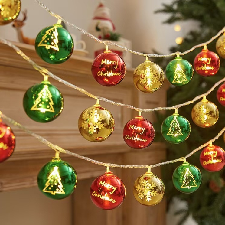 Nuevas luces de Navidad transfronterizas luces de decoración al aire libre luces de atmósfera luces de árbol de Navidad luces de decoración navideña ventanas de luces de color