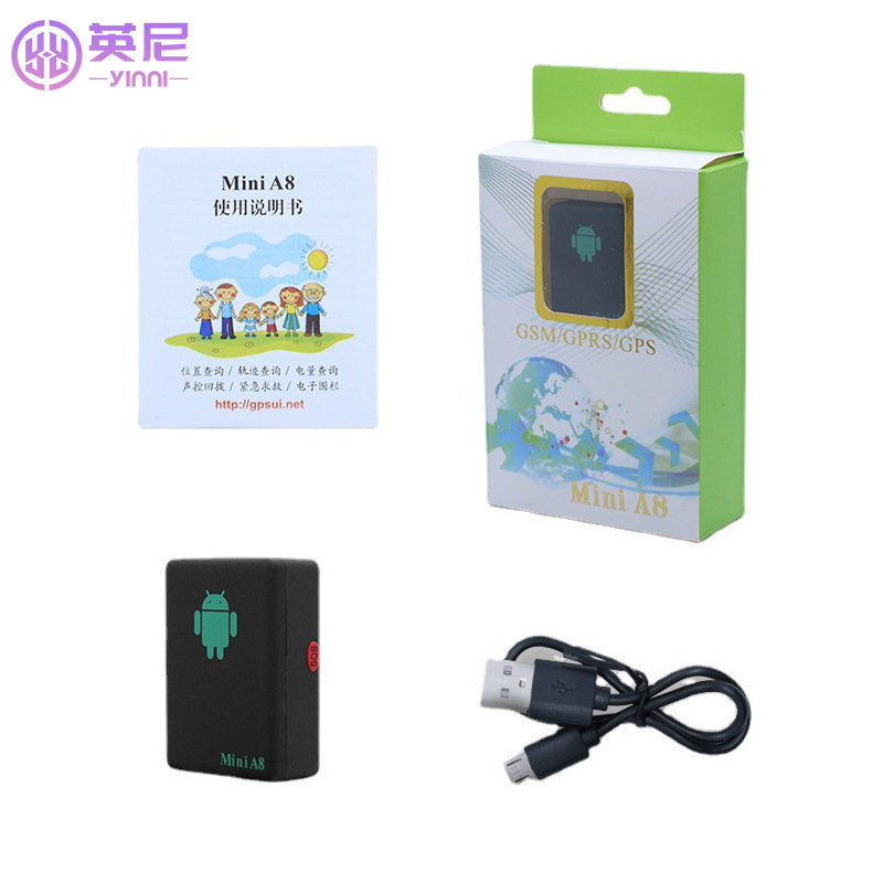 A8 localizador GPS antirrobo para personas mayores y niños mascotas pérdida de alarma de emergencia S0S posicionamiento GPS image 4