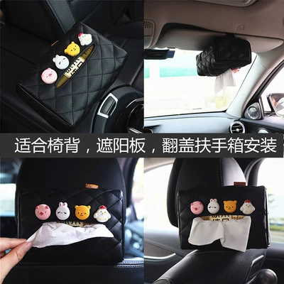 box car paper bag car: Car tissue box/set